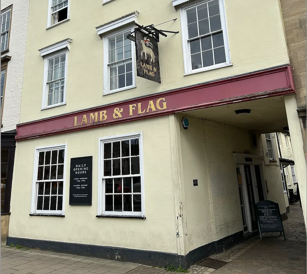 The Lamb and Flag